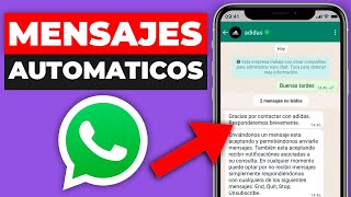 ✅ Como Programar Mensajes Automaticos en Whatsapp 2024 Mandar Mensajes Automaticos Whatsapp 📲 [upl. by Dnaltiac]