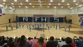 NFHS Sapphire Strutters Showoff Team Jazz 21419 [upl. by Wittenburg]