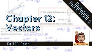 Vectors 3 • Geometric Problems Comparing Coefficients • P2 Ex12C 🎲 [upl. by Hamehseer598]