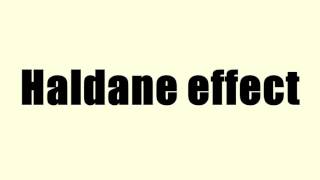 Haldane effect [upl. by Nathanil]