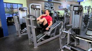 Life Fitness Pro2 Seated Leg Press Instructions [upl. by Bensen]