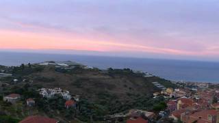 View over Pompeiana and Riva Ligure Liguria ITALIA [upl. by Eindys391]