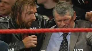 Triple H Helps Vince quotLooneyquot McMahon [upl. by Idona]