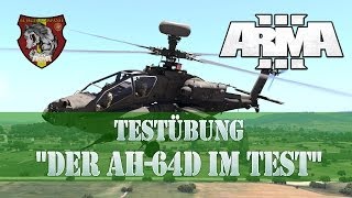 ArmA 3  Der AH64D Apache im CoopTest [upl. by Annayrb]