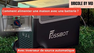 Comment alimenter une maison avec une batterie [upl. by Velma]