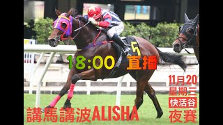 「講馬講波Alisha」賽馬日直播  2024年11月20日直播 [upl. by Marjy77]