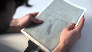 PaperTab Flexible tablet PC concept demonstration [upl. by Yreffej]