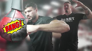 Tommy Fury Vs Tom Aspinall Punch Bag Challenge  Tommy Fury [upl. by Aiekram]