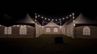 Custom Shaped Tent Examples  306 Party Rentals [upl. by Gregoor]