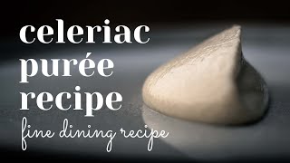 celeriac purée  fine dining recipe roasted in oven [upl. by Finnie]