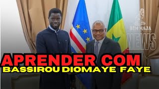 DIOMAYE FAYE VISITA CABO VERDE E FALAM DA INTEGRAÇÃO AFRICANA EXEMPLO A SEGUIR [upl. by Tireb]