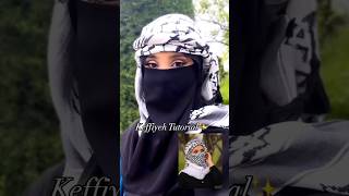 Keffiyeh tutorial ✨🧕keffiyeh hijabtutorial hijabstyle shorts ytshorts [upl. by Bronk263]