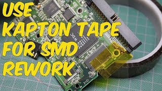 Use Kapton Tape as a Mask For SMD Soldering [upl. by Vitale952]