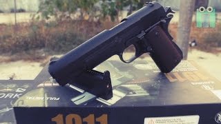 Airsoft Gun  Handgun  KJW M1911 Review [upl. by Acirfa475]