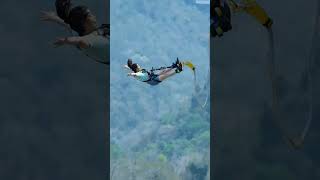 Fight with your fear amp just do itbunjeejumping thriller thrill trending viral adventuresports [upl. by Pat]