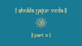 SHUKLA YAJUR VEDA  PART31  SHUKLA YAJUR VEDA CHANTING  SAMHITA  VEDIC CHANTS [upl. by Bruckner]