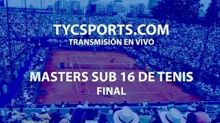 Tenis  Master de Menores  Final [upl. by Adnical]