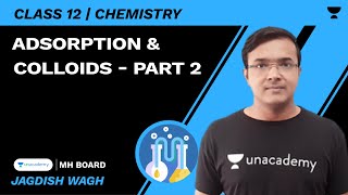 Adsorption amp Colloids  Part 2  HSC 12 Chemistry  Jagdish Wagh [upl. by Norrad]