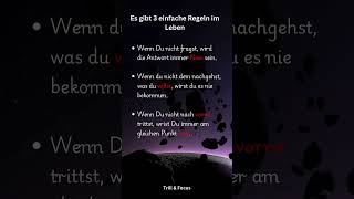 Es gibt 3 einfache Regeln im Leben darkpsychology inspirationalquotes motivation [upl. by Karlie]