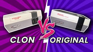 NES Original vs CLON  Comparando CONSOLA RETRO  elrafias [upl. by Nils]