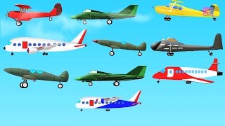 10 Little Aeroplanes l Childrens Rhymes l Aeroplane l Kids Rhymes l Airplanes [upl. by Oirasec]