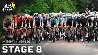 Tour de France 2024 Stage 8  EXTENDED HIGHLIGHTS  762024  Cycling on NBC Sports [upl. by Nymrak]