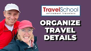 Retirement Travel School How to Organize Travel Documents  Mondaycom Digital Planner [upl. by Hailahk370]