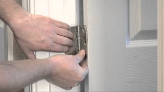 How to Remove or Replace Interior Door Hinges [upl. by Ahtelrac476]