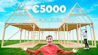 Wij Bouwen Een €5000 Villa In Achtertuin [upl. by Rojam]