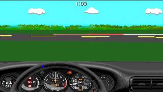 Stunts PC 1990 Gameplay [upl. by Ainoda]