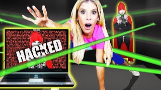 Trapped by SPY HACKER ESCAPE ROOM for 24 Hours Game Master Battle Royale  Rebecca Zamolo [upl. by Ezzo]