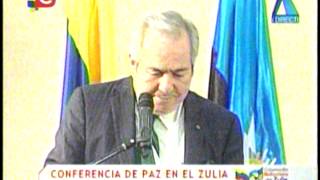 Rector de la Urbe durante Conferencia de Paz en Maracaibo [upl. by Elletnwahs]