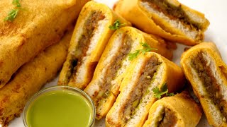 ब्रेड पकोड़ा बनाने की विधि  Bread Pakoda Recipe  CookingShooking [upl. by Thamos]