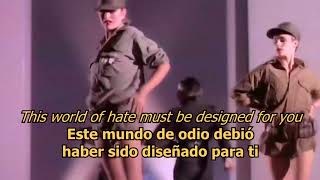 The war song  Culture Club LYRICSLETRA Español [upl. by Ahsen732]