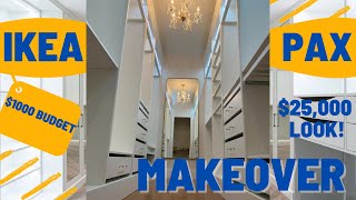 IKEA PAX CLOSET MAKEOVER [upl. by Alistair]