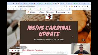 October 9th Necedah MSHS Update [upl. by Zackariah67]