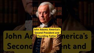 John Adams America’s Second President And Founding Father history president americanpresidents [upl. by Gabe]