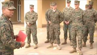 Marine Corps Reenlistment Ceremony [upl. by Wasson]