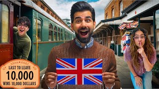 LAST TO LEAVE ENGLAND TRAIN Wins ₹100000 PRIZE  Rimorav Vlogs [upl. by Christi]