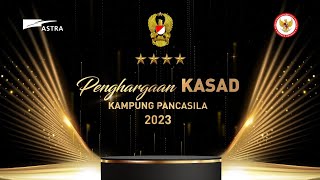 PENGHARGAAN KASAD KAMPUNG PANCASILA 2023  Kampung Pancasila Sebagai Wadah Kebhinekaan dan Toleransi [upl. by Keily]