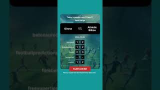 Girona vs Athletic Bilbao Today Prediction football predictions bettingtips [upl. by Essy854]