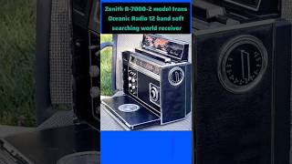 vintage receiver Zenith r70002 trans Oceanic model 12 band Soft searching radiooldradio youtube [upl. by Anoo]