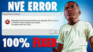 How To Fix Natural Vision Evolved Currently Only Supports GTA Version 1030280 Script Hook V Error [upl. by Eniamert705]