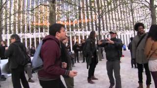 RIP LOU REED Public Remembrance quotSISTER RAYquot  Lincoln Center 111413 Filmed wCanonXA10 [upl. by Yoshi346]