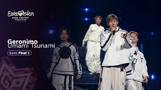 Umami Tsunami  Geronimo  LIVE Melodi Grand Prix 2023 SemiFinal 1 [upl. by Idissac]