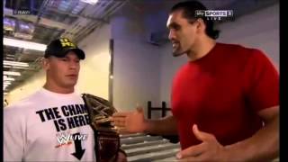 John Cena Speaking Punjabi With The Great Khali [upl. by Amle]