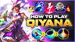 HOW TO PLAY QIYANA SEASON 14  NEW Build amp Runes  Season 14 Qiyana guide  League of Legends [upl. by Panchito]