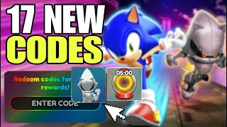 NEW CODES SONIC SPEED SIMULATOR CODES 2024 NOVEMBER  SONIC SPEED SIMULATOR CODE [upl. by Aym]