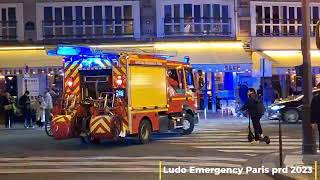 Police  Banalisé Gendarmerie 3008 Bspp en urgence Police Cars fire Engine responding [upl. by Conan]