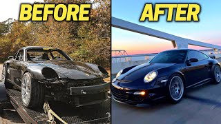 FULL BUILD  Rebuilding A TRASHED Porsche 911 Turbo [upl. by Boffa]